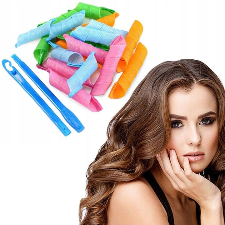 Set 18 bigudiuri, Zola®, spirala, multicolore, 15-25 cm Set 18 bigudiuri, Zola®, spirala, multicolore, 15-25 cm